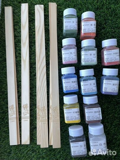 Направляющие, краски и губки для глины