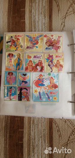 Альбом с наклейками Winx и другими