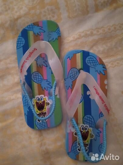 Детские сланцы пляжные 25-27 размер