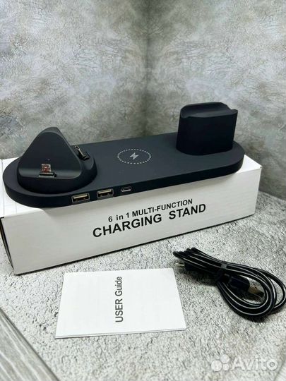 Беспроводное зарядное устройство 6 в 1
