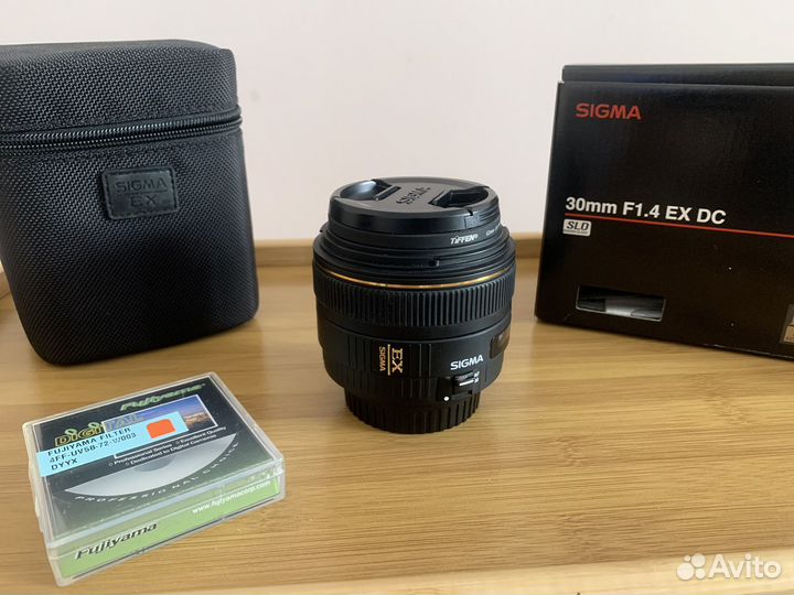 Объектив sigma 30mm f1.4 EX DC для Canon