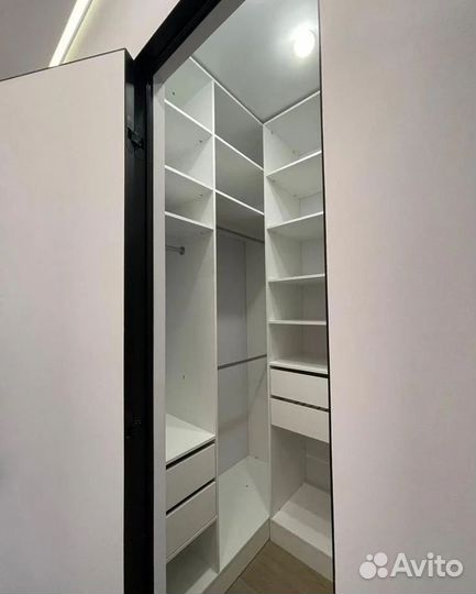 Гардеробная на заказ с гарантией 1 год