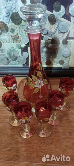 Сет для вина богемия