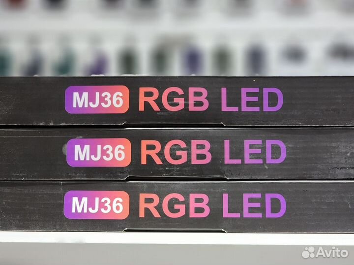 Кольцевая лампа RGB 36 см (цветная)