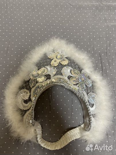 Кокошник для снегурочки