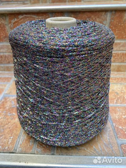 Пража блестящая с люрексом шнурок Италия