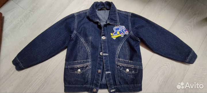 Джинсовый костюм для мальчика 116
