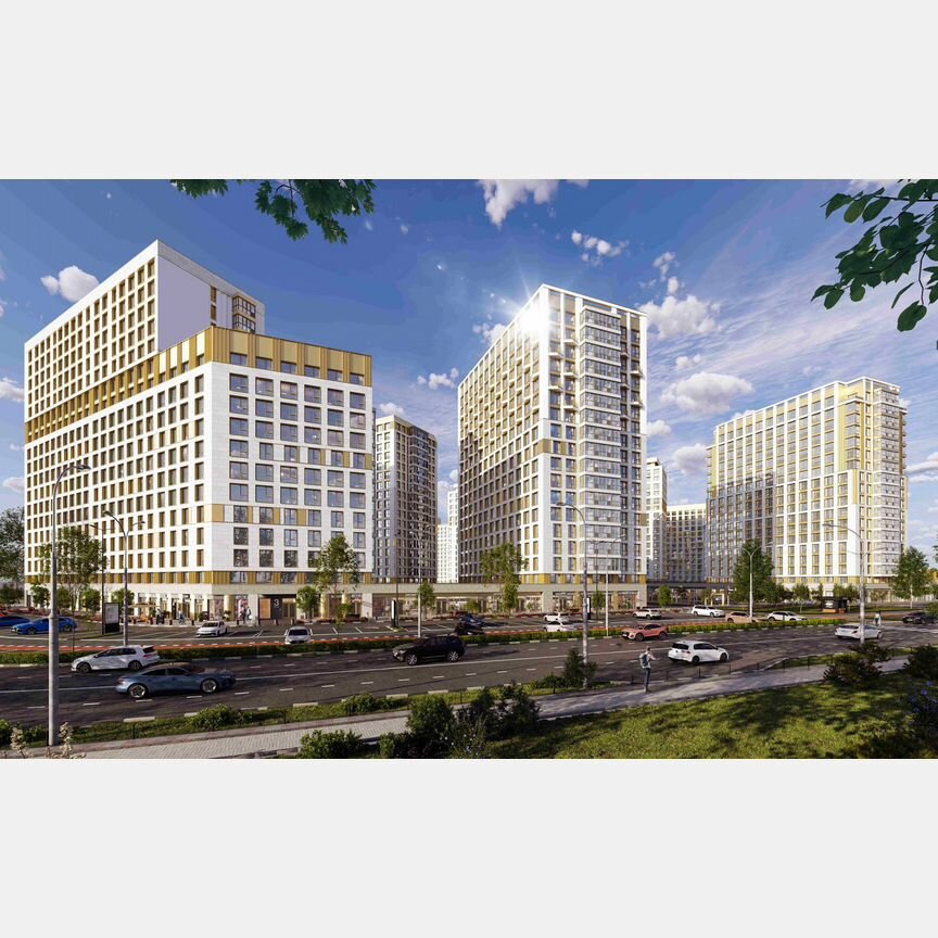 1-к. квартира, 41,7 м², 9/18 эт.