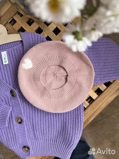 Шапка для девочки 86 92 98 zara, hm