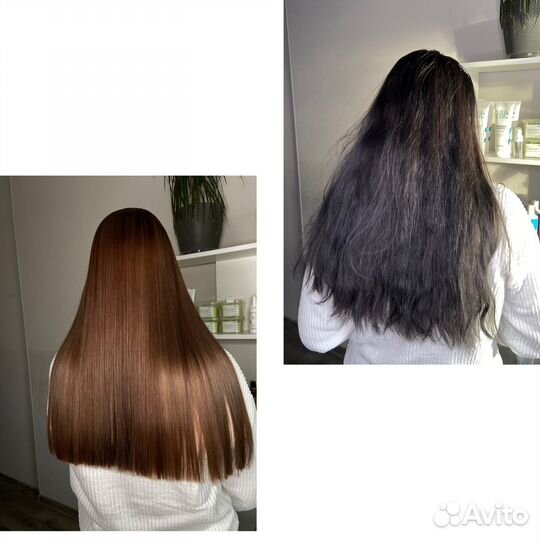 Кератиновое выпрямление