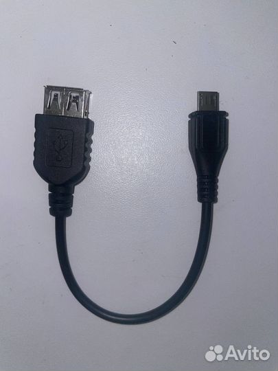 Кабель переходник для подключения USB (флешки)