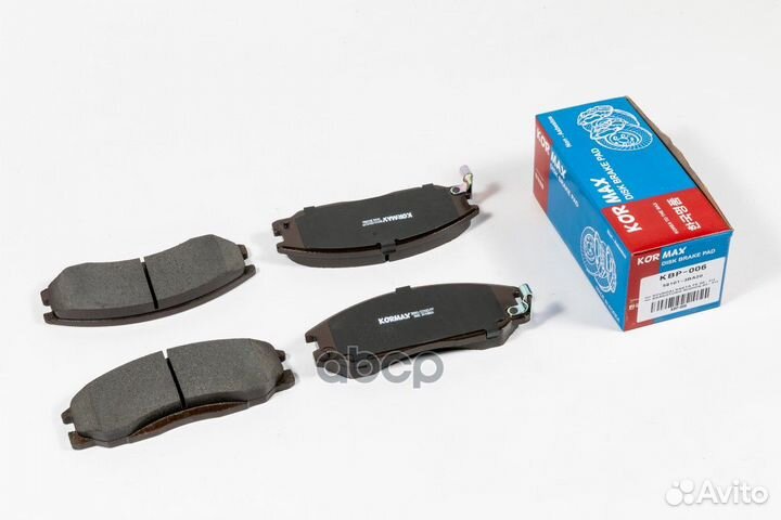 Колодки тормозные, передние (с антискрипной