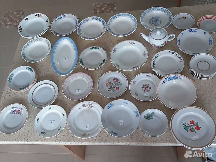 Столовая посуда СССР