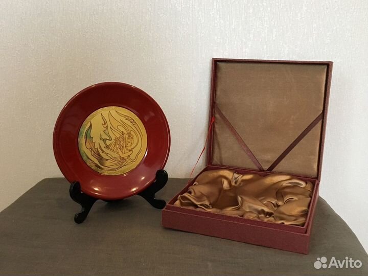 Новая редкая сувенирная тарелка Пекин