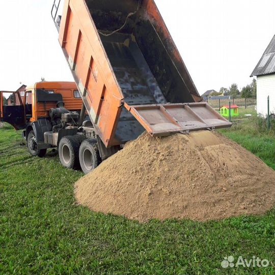 Песок, щебень с доставкой