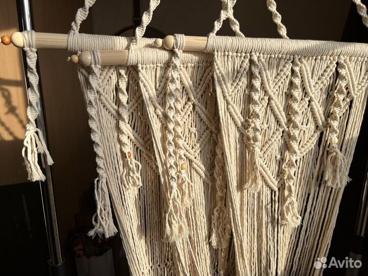 Подвесной гамак лежанка макраме для питомца