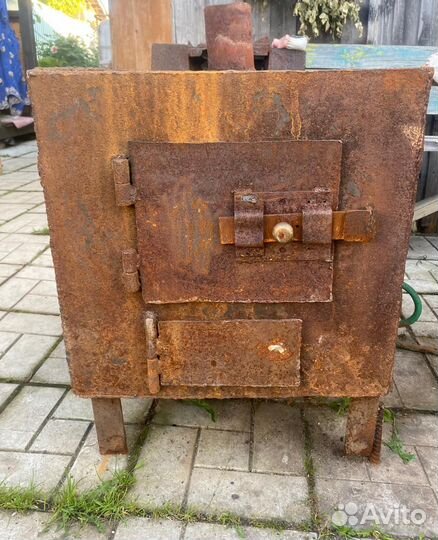 Продам печь буржуйка, толщина металла 10мм