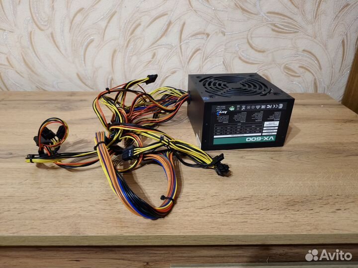 Блок питания 600w aerocool vx-600