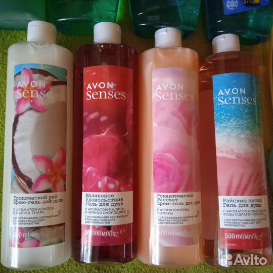 Женские и мужские гели эйвон