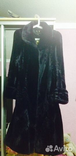 Шуба из меха мутона, в идеале