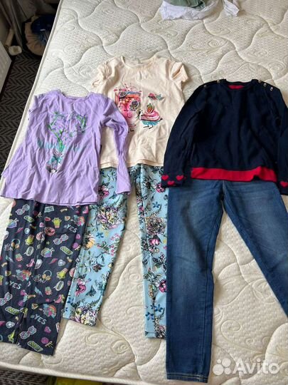 Вещи пакетом на девочку 122-128
