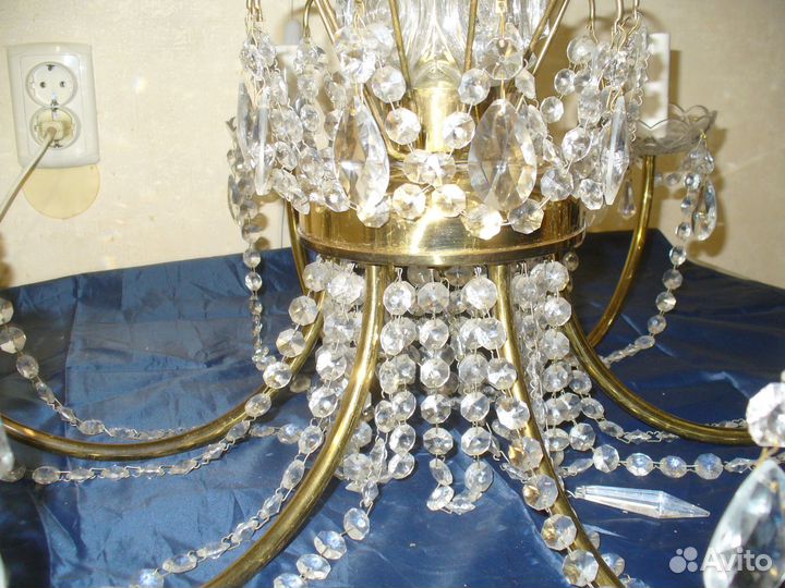 Люстра хрустальная Чехия