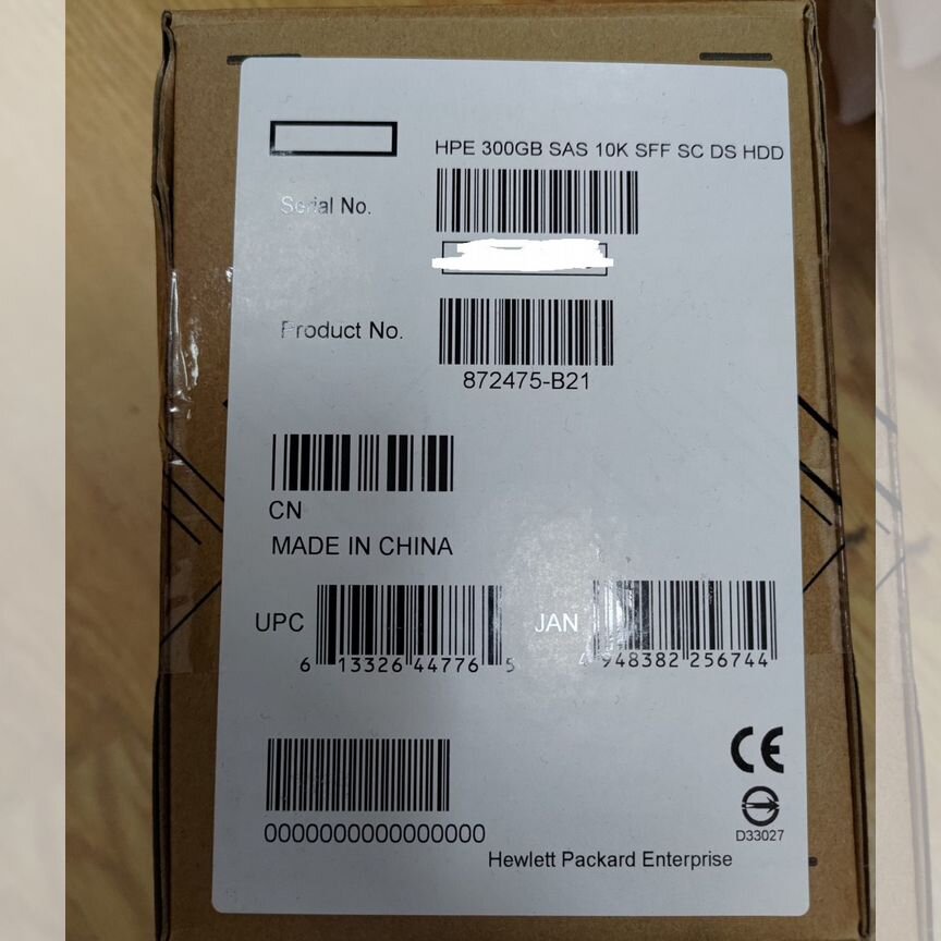 [872475-B21/869714-001] Жесткий Диск Hp 300gb