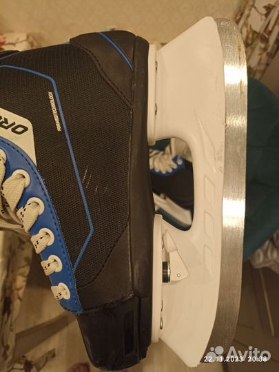 Коньки хоккейные для мальчика Oroks 35-38 размер