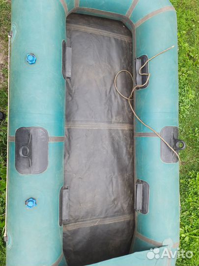 Лодка надувная резиновая бу 2 местная