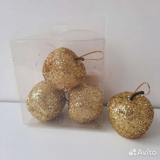 Яблочки золотистые, 4 шт