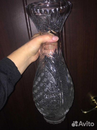 Хрустальная ваза