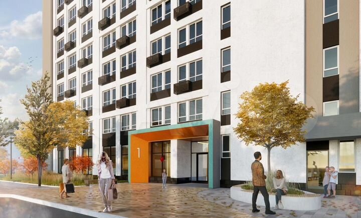 2-к. квартира, 54,9 м², 2/28 эт.