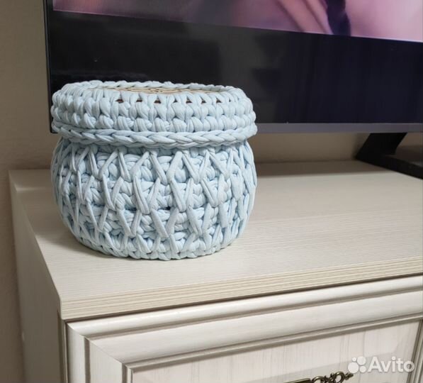 Корзина для хранения с крышкой