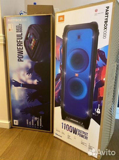 Jbl partybox 1000, новая, запечатанная