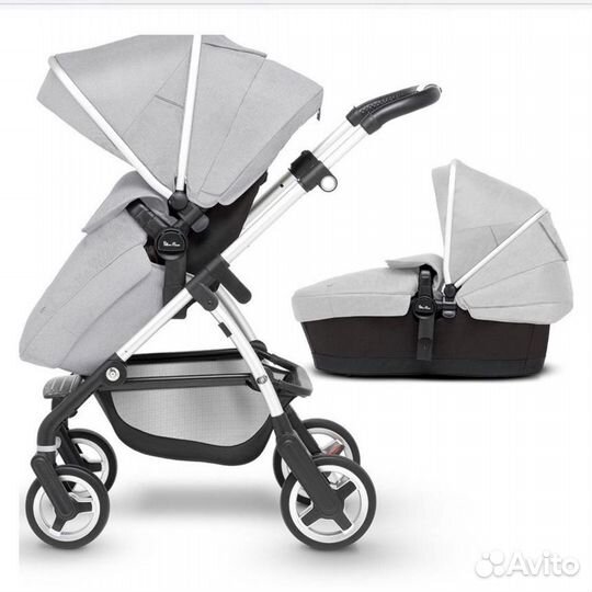 Коляска silver cross wayfarer 2 в 1 + адапторы