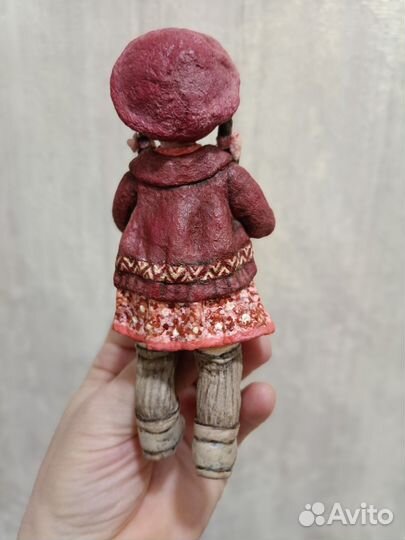 Ватные малышки ручная работа