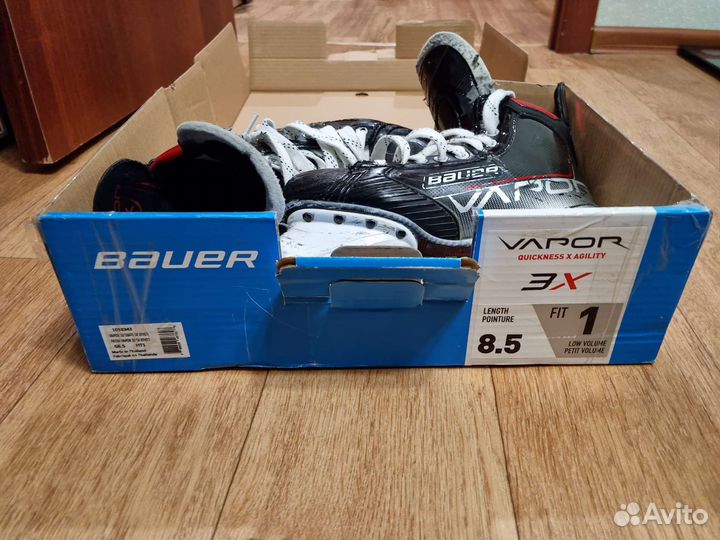 Хоккейные коньки bauer 3x 8.5 D