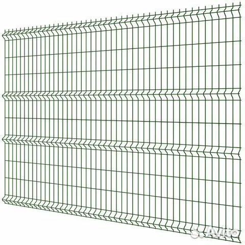 Сетка для забора 3д