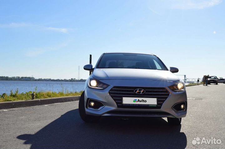 Hyundai Solaris 1.6 AT, 2018, 100 000 км