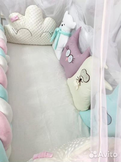 Бортики, одеяло в кроватку