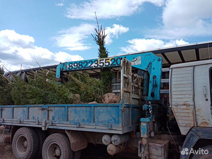 Кран борт камаз