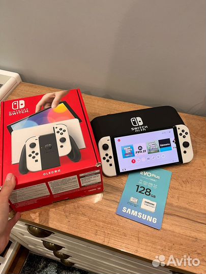 Nintendo switch oled прошитая чип