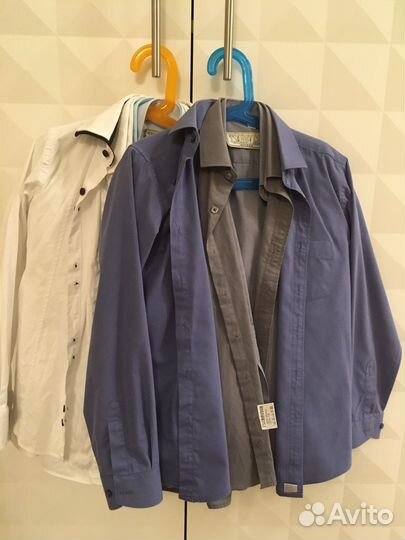 Рубашка школьная 134