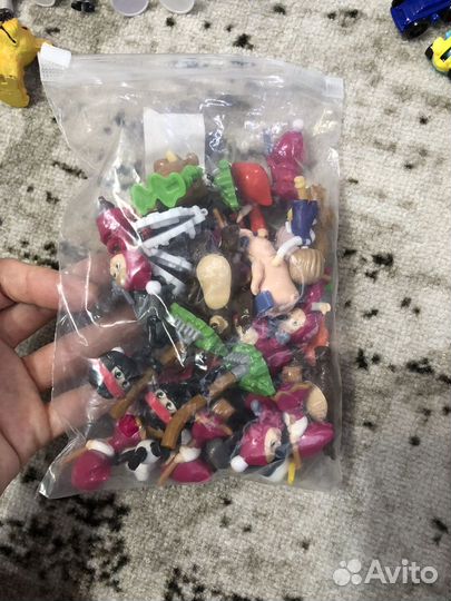 Игрушки из киндера 90х пушин дино