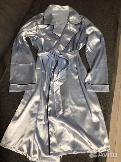 Халат женский шелковый новый