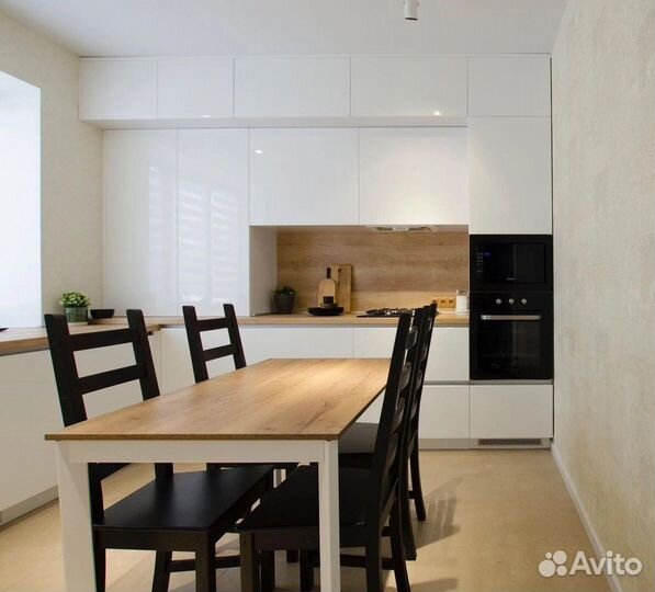 Кухня белый глянец