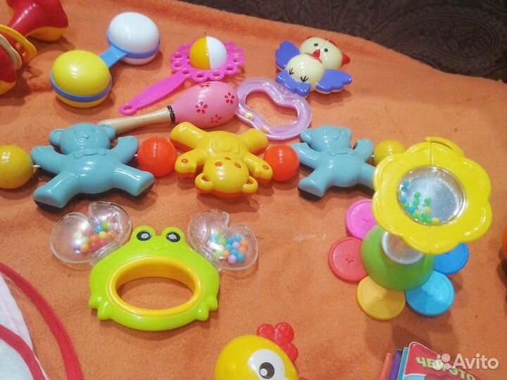Игрушки погремушки пакетом