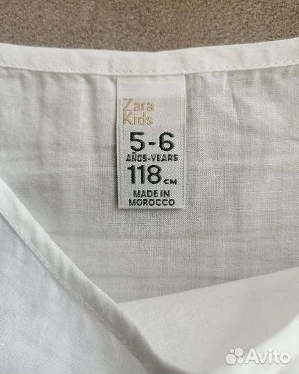 Платье для девочки Zara, р. 116-118