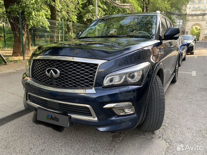 Infiniti QX80 5.6 AT, 2015, 210 000 км