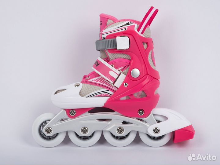 Ролики sitis Polly Pink-White Vor29
